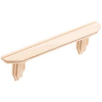Mini casa Wall Rack Craft Tiny Furniture Rack Modello Mini parete in legno Mensola Decorazione