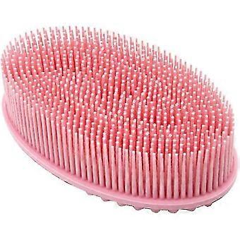 SHVY 2er-Pack Peeling-Körperbürste, Silikon-Peeling-Körperbürste, weiche Borsten, Rosa