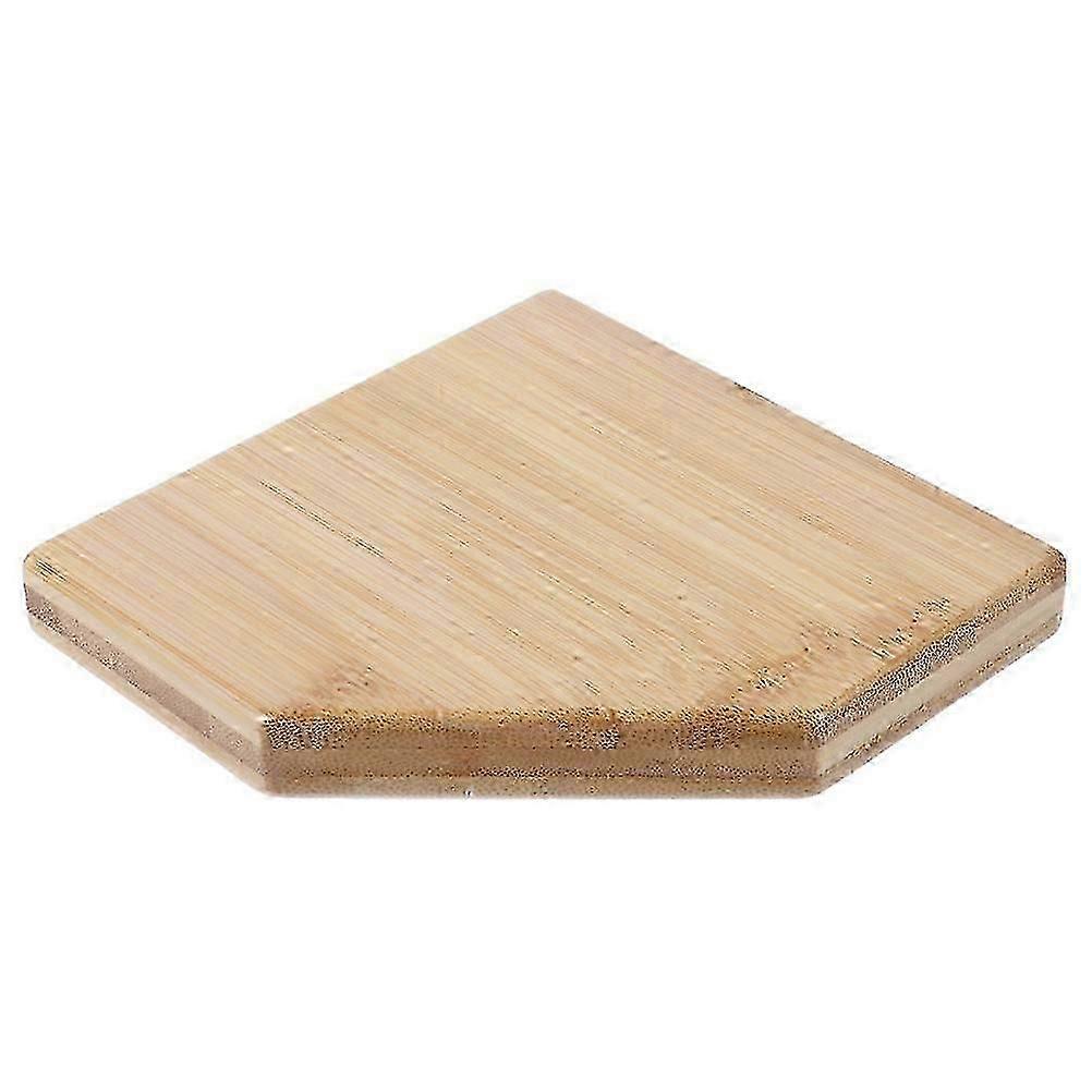 Rustic Wall Shelf Corner Rack for Display Storage Rack Bamboo Material