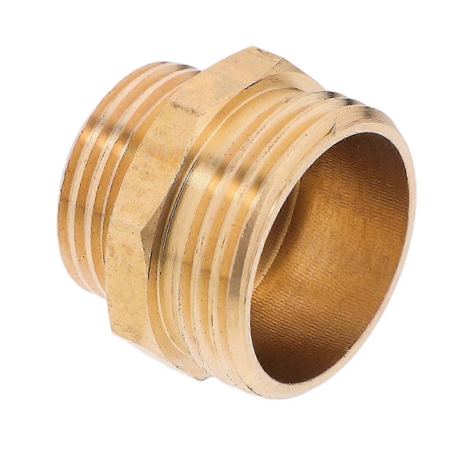 Solid Brass Hose Connector for Connecting Garden Hose Threads