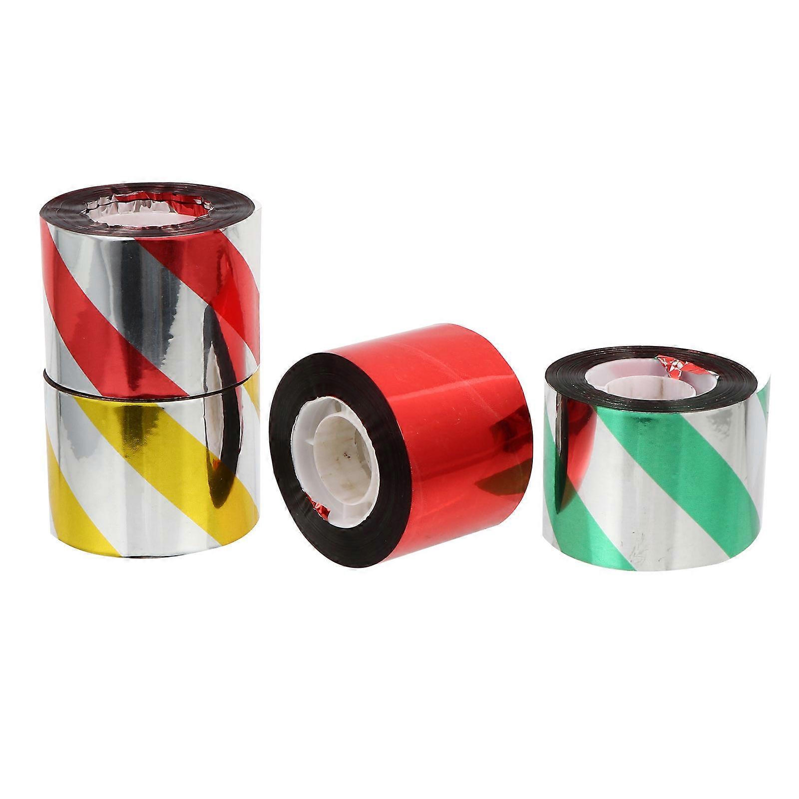 Assorted Color Bird Reflective -Off Ribbon 4Pcs