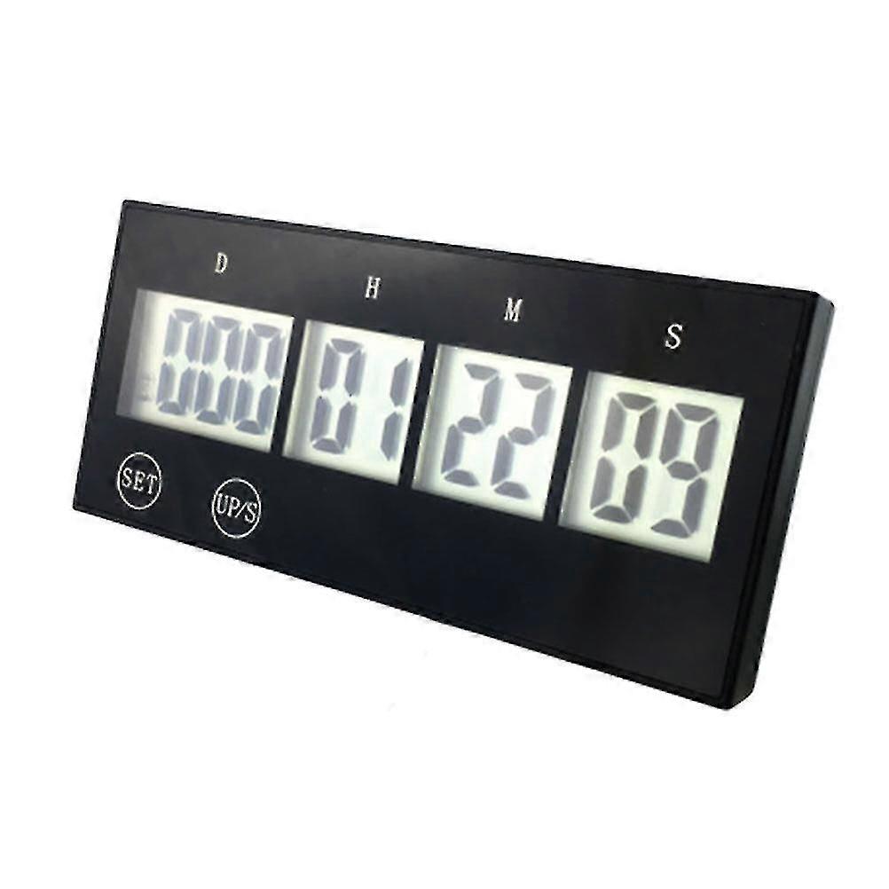 School Examination Timer Wall Clock Students Timer Exam Goal Countdown Timer (black)