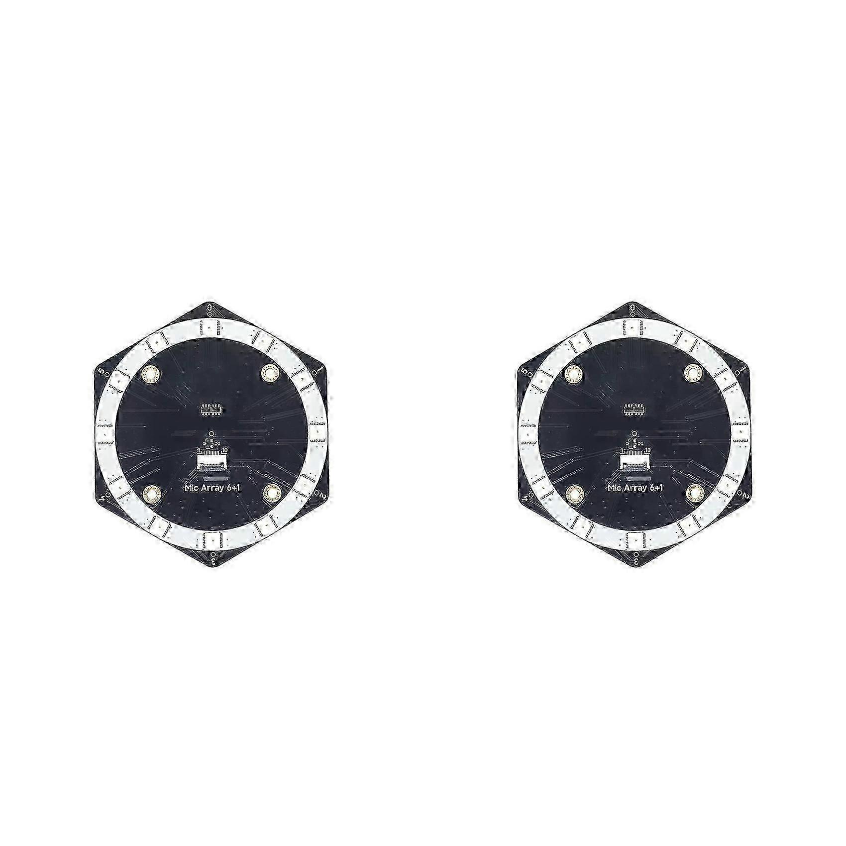2X 6+1 Mic Array Sound Source Localization Beamcompatible withming USB Driver-Free Sound Card Microphone Array
