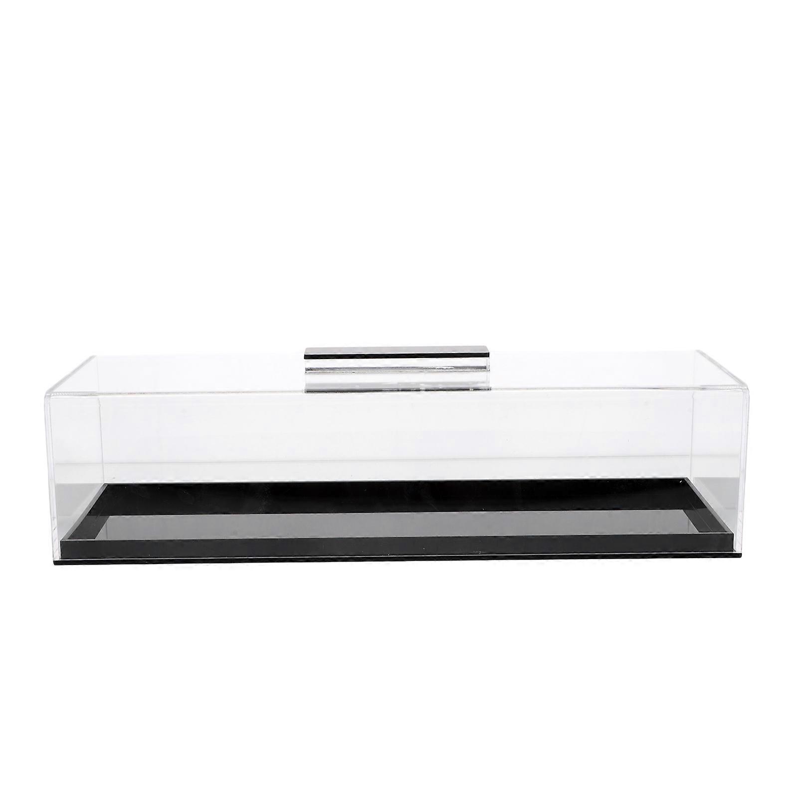 Egg Cake Stand for Serving 1 Rectangular Acrylic Cake with Clear Lid