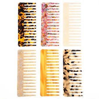 Hair Detangling Comb Wide Tooth Comb for Hair Treatment 8Pcs Set