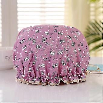 Shower Cap, Large Shower Caps For Women Long Hair, Reusable Double