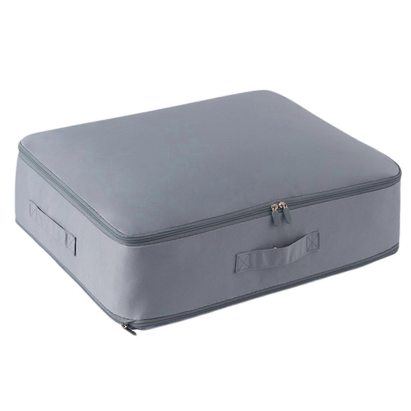 Bedding Storage Bag with Zipper Large Capacity Waterproof Space Saving Self Compression Organizer Comforter Packaging Cube
