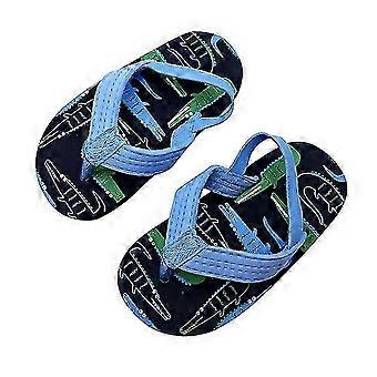 Children's Animal Print Slippers Summer Casual Sandals Boys Girls Flat Heel