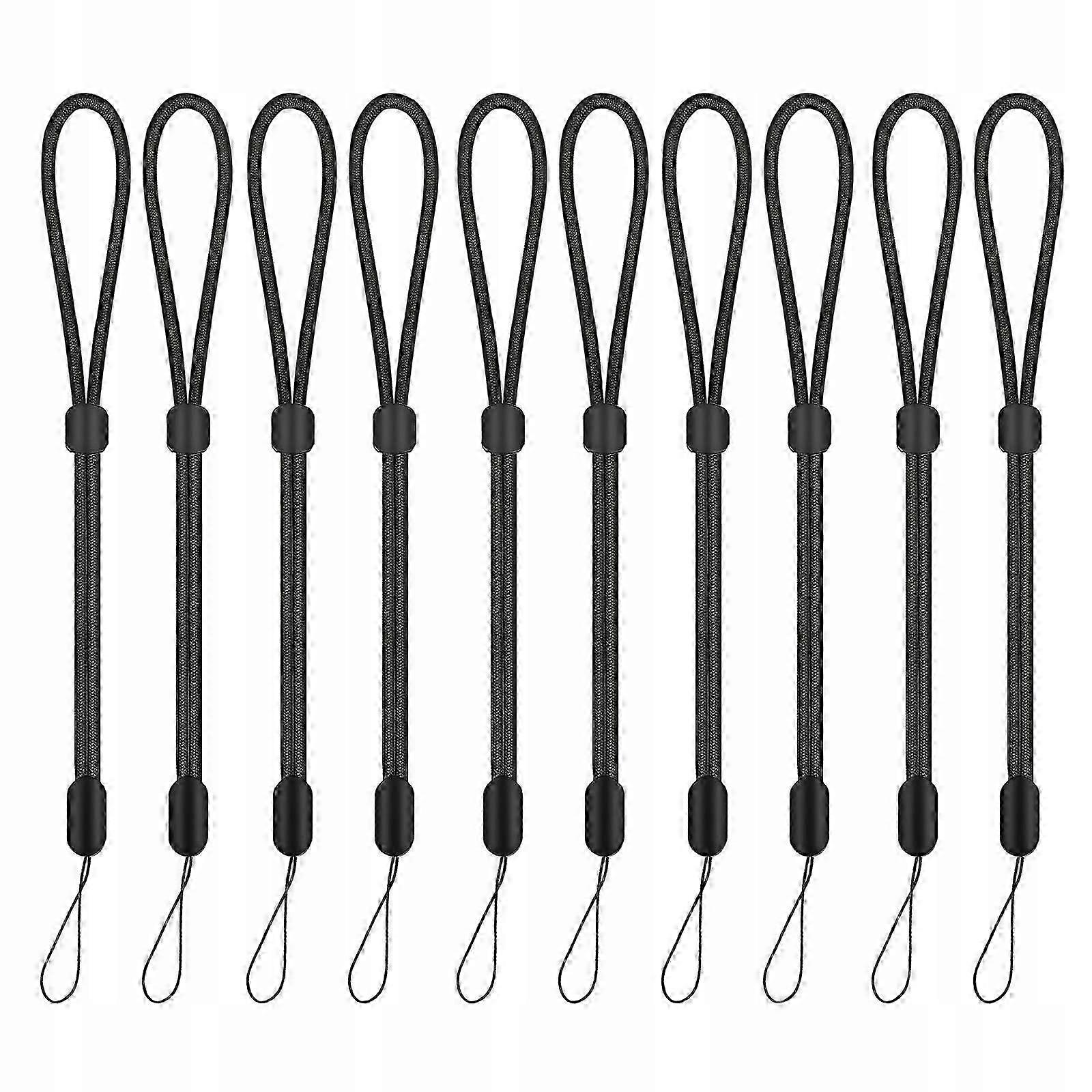 Black nylon phone lanyard [MI]