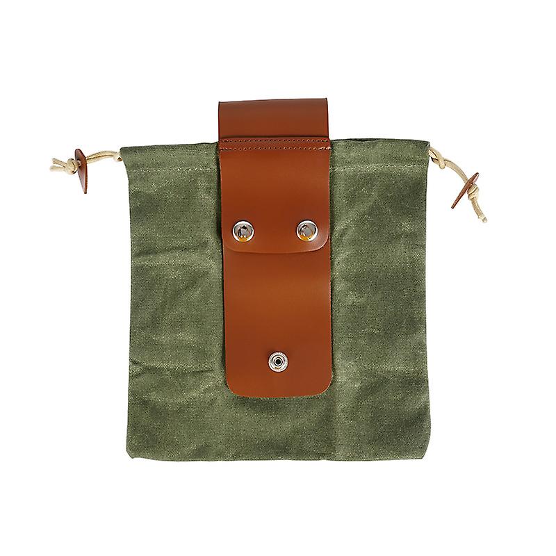 Förvaring Fruktplockväska Bushcraft Väska Canvas Foderpåse Utomhus1 Bitgrön
