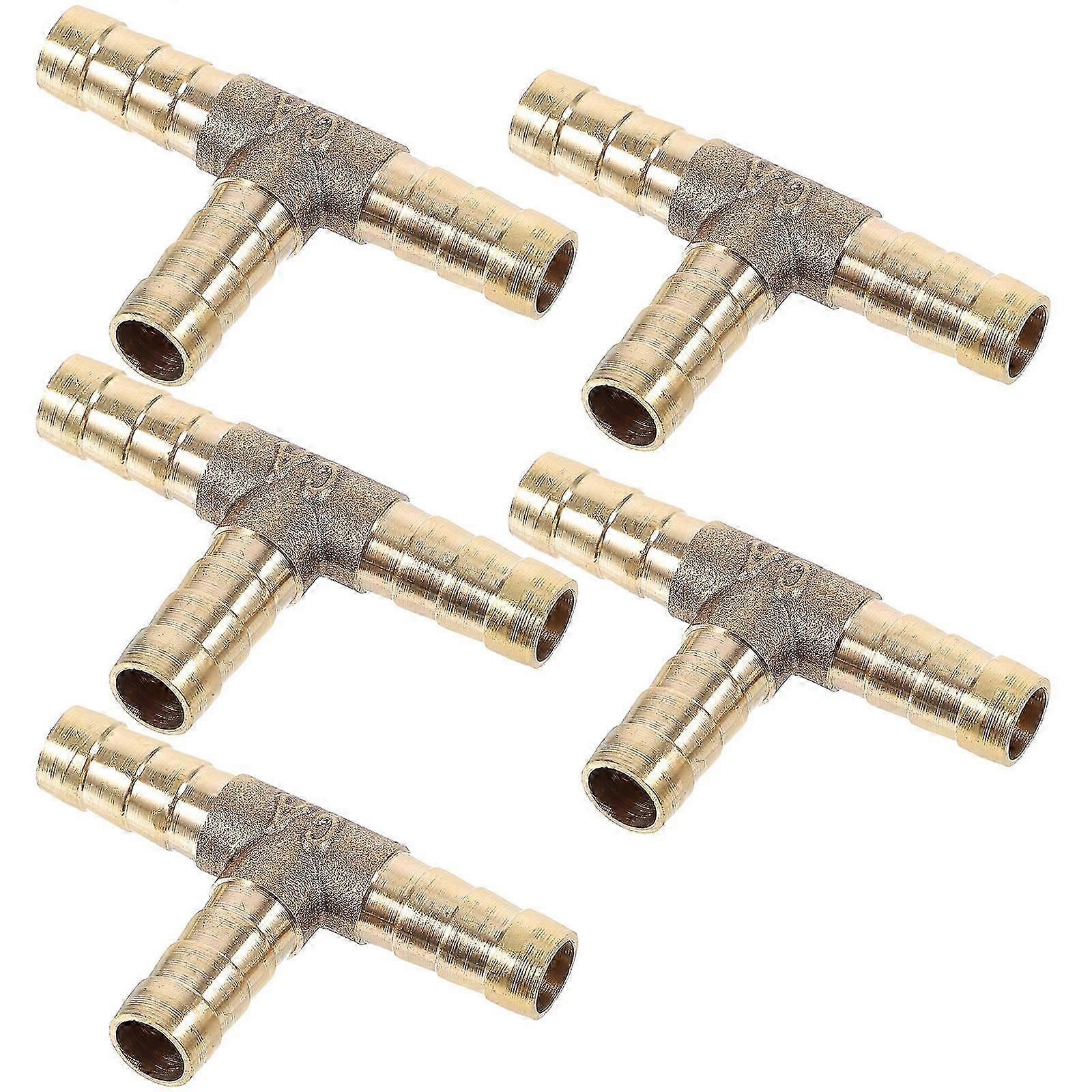 Air Hose Connector Tee Fitting Copper compatible with Connection 20Pcs Durable Set