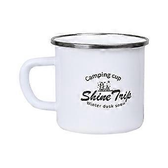 Camp Mugg Emalj Mugg Camp Dricka Muggar Camping Muggar Bonfire Present Muggar för Camping Fiske Picknick Vandring
