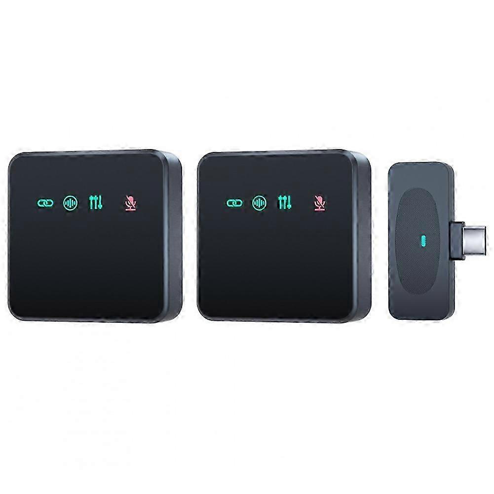 Wireless Lavalier Microphone One to two Type-c with Noise Reduction