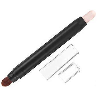 Eye Makeup Stick Dual End Brush for Easy Application Light Brown