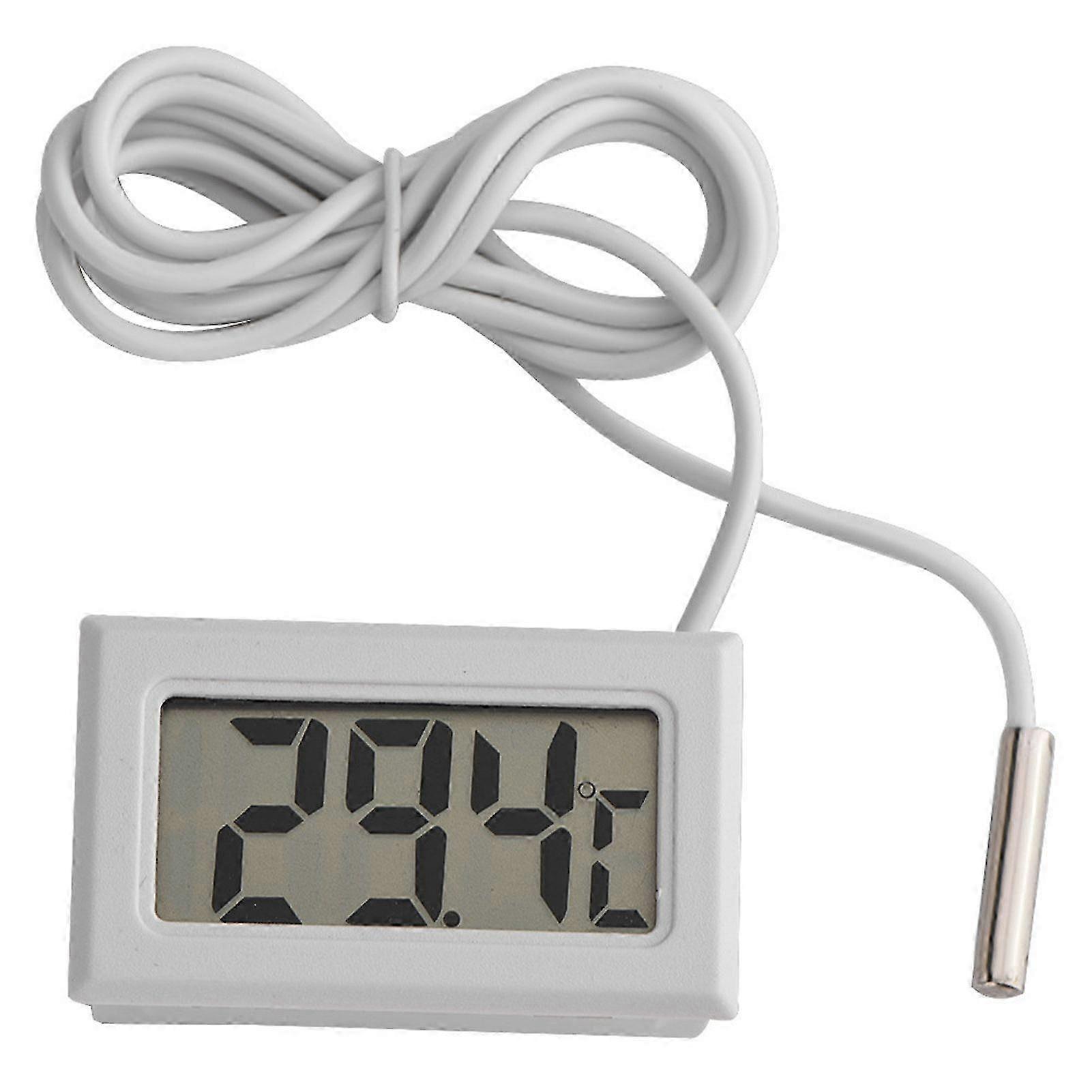 Mini LED Display Digital Temperature Meter Probe Sensor Digital LCD Thermometer
