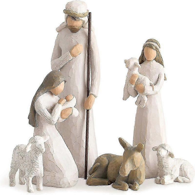 柳の木のクリスマス降誕シーン