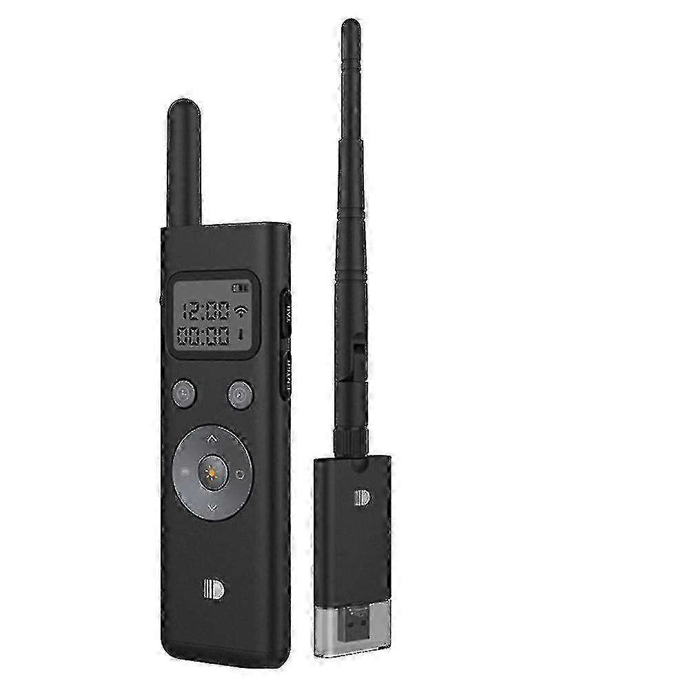 Wireless Powerpoint Presentation Ppt Pointer Clicker Presenter Lcd Display Green Light Rf Remote Con