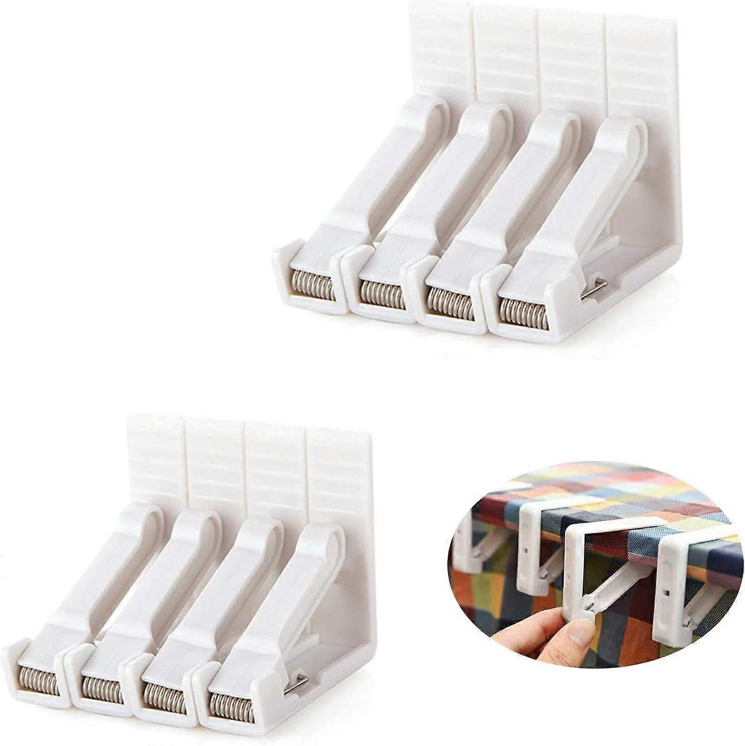 Table Cover Fasteners, Dining Tables 8PCS, Plastic