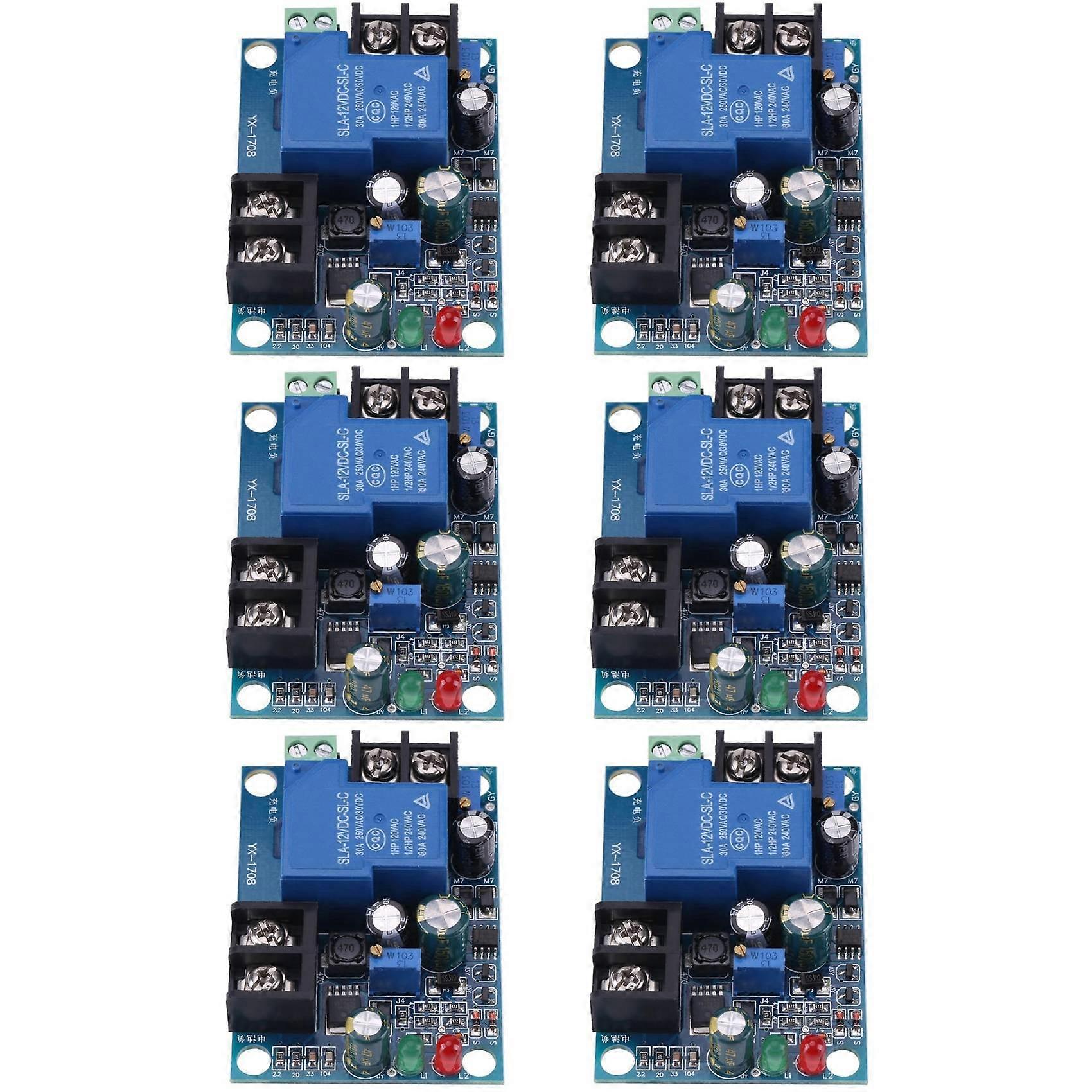 6X 30A 24V Automatic Battery Charging Controller Protection Module YX1708 Battery Undervoltage Charge Control Module