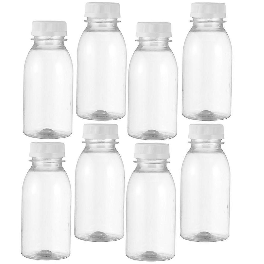Household Plastic Milk Bottles Multi-Function Juice Bottles 8Pcs