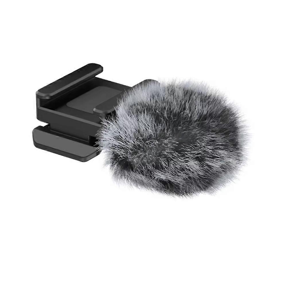 Cold Shoe Wind Muff for Canon PowerShot V1 Camera Microphone Windscreen