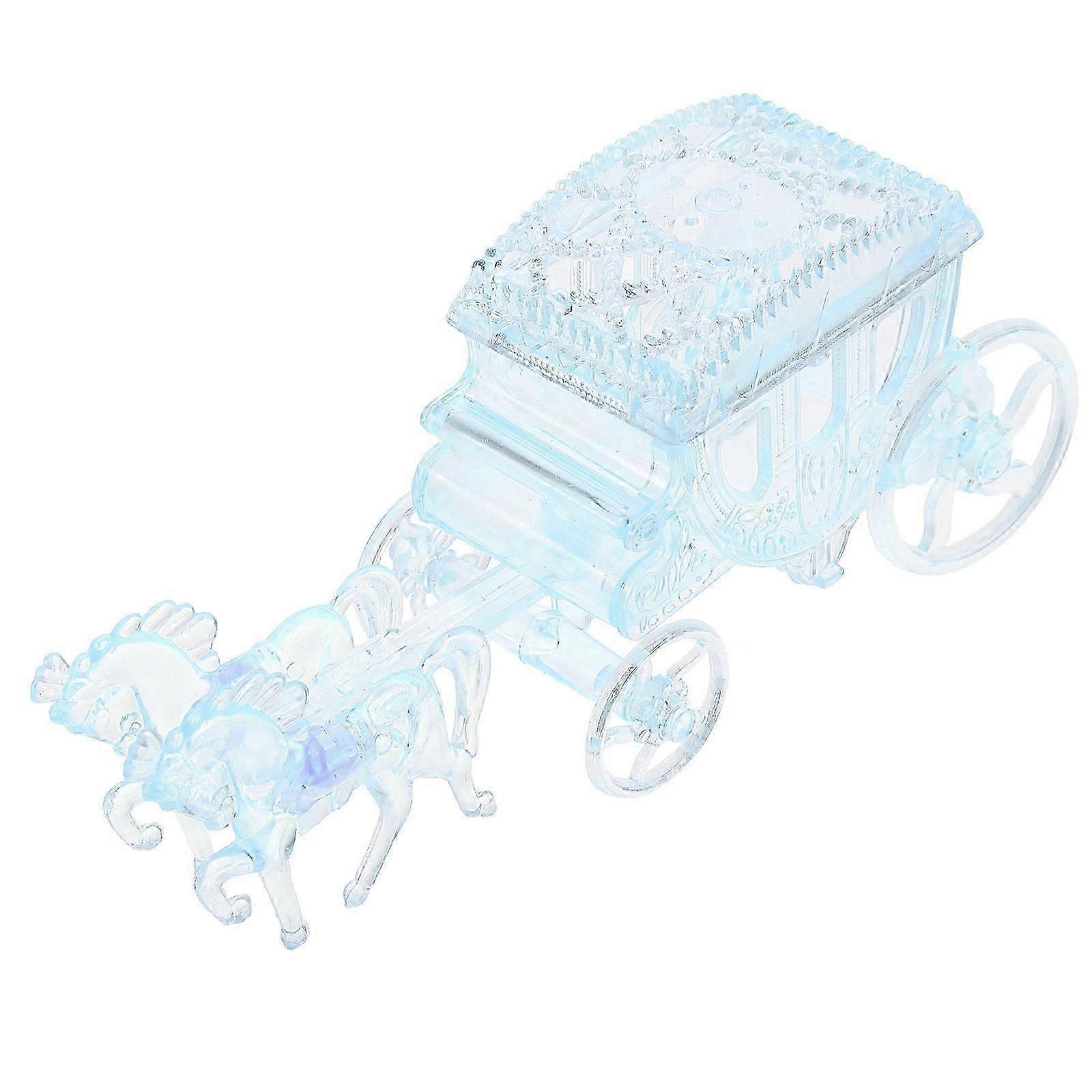 Candy Storage Boxes 3Pcs Plastic Set Carriage Design Gift Boxes