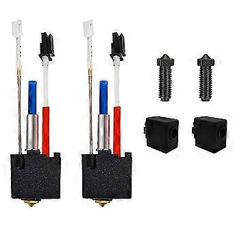 Anycbic Kobra 2/Kobra 2 Plus 2 Stück 0,4 mm Stahldüsen 2 Stück Silikon 2 Stück