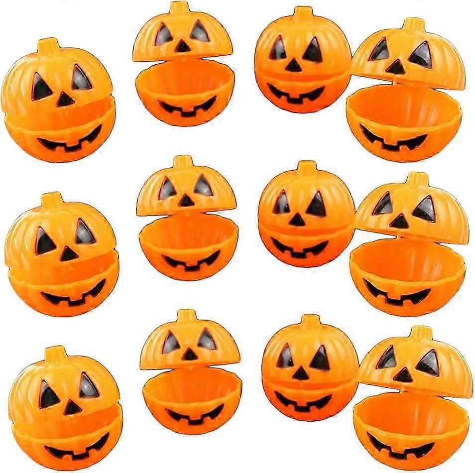 6cm Orange Pumpkin Treat Container