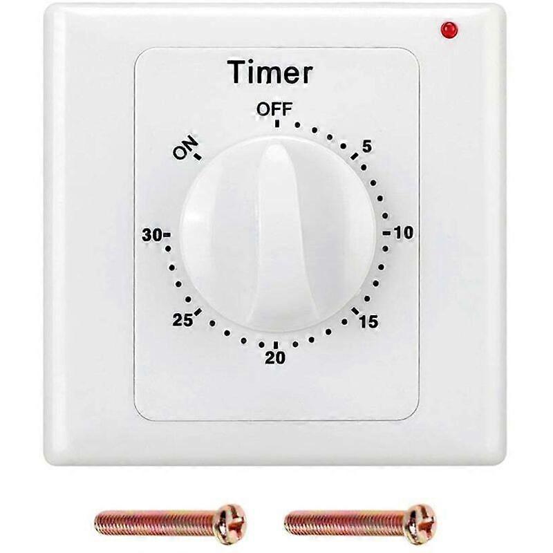 AC 220V Timer Switch Pump High Performance Electronic Control Mechanical Countdown Socket Time Switch-30min