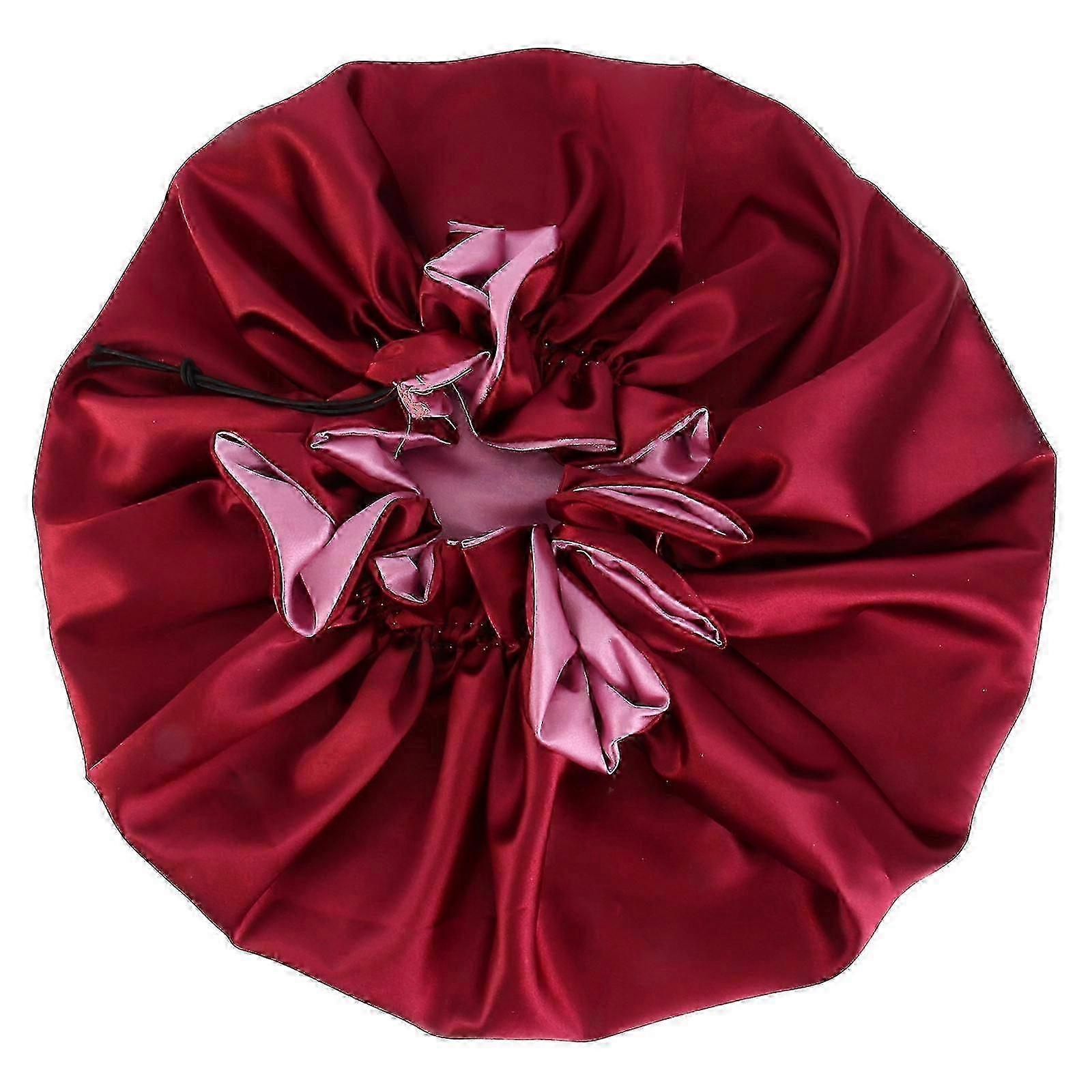 1pc Double Layer Colored Lace Nightcap Shower Bath Women Makeup