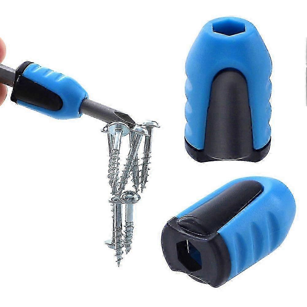 Magnetic Socket Ring 3Pcs Set compatible with 6.35mm Screwdriver Universal Bits Magnetizer