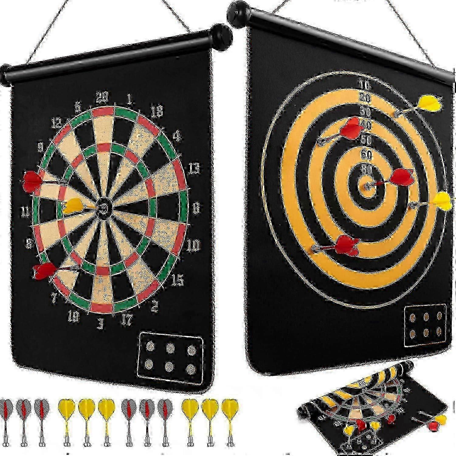 Lightweight Double-Side Dart Board