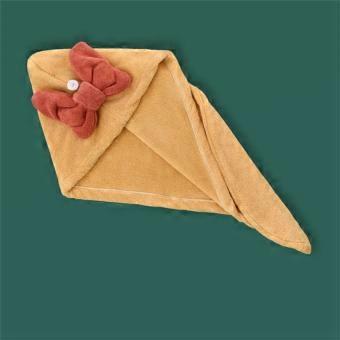 Microfiber Hair Towel for Women Quick Dry Hair Cap Super Absorbent Soft Fabric with Button Closure