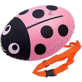 Pink Open Water Tow Float Dual Chamber