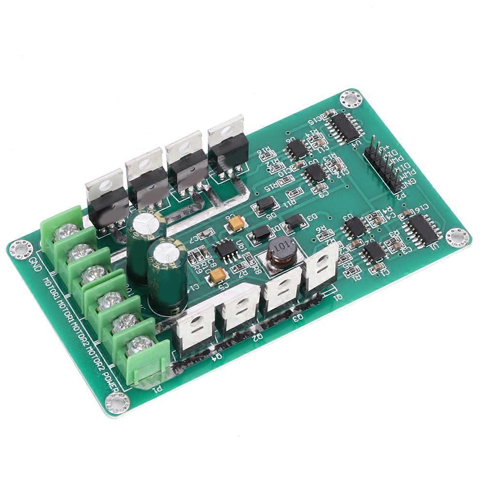 Industrial 15A Dual Channel DC Motor Drive Module With Brake Function Electronic Component