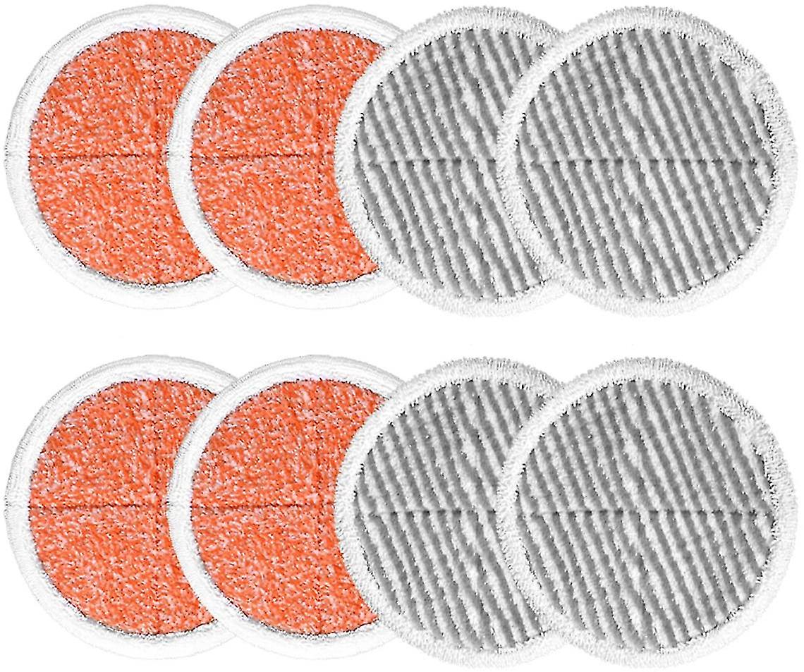 8 Pack Spin Mop Pads Replacement For Bissell Spinwave 2124, 2039, 2037 Series Powered Hard Floor Mop