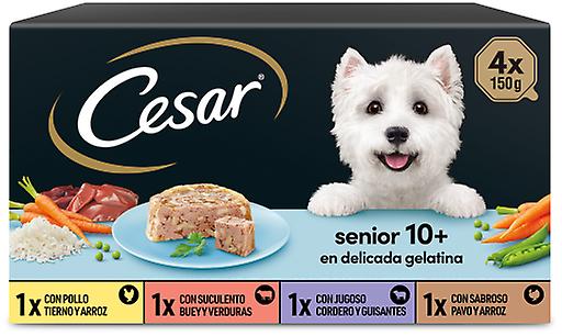 Cesar Nassfutter für Hunde Multipack Senior Selection Mixed Meats