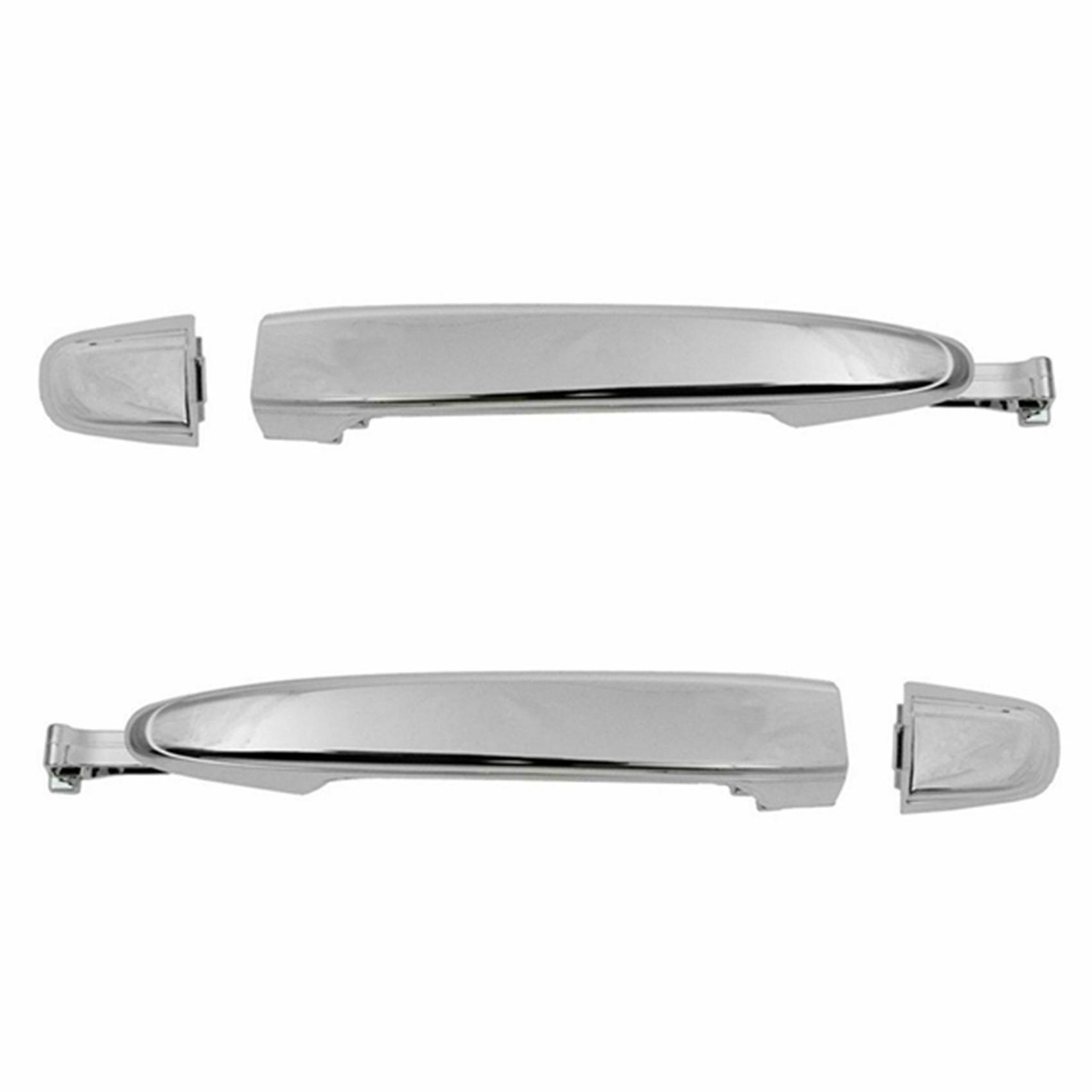 2pcs Door Exterior Door Silver