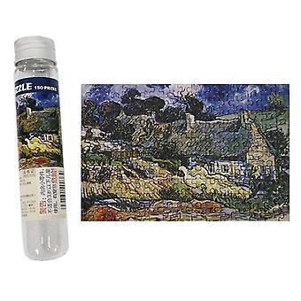 Oil Painting Jigsaw Puzzles Test Tube Capsule Puzzle Game Educational Toys church