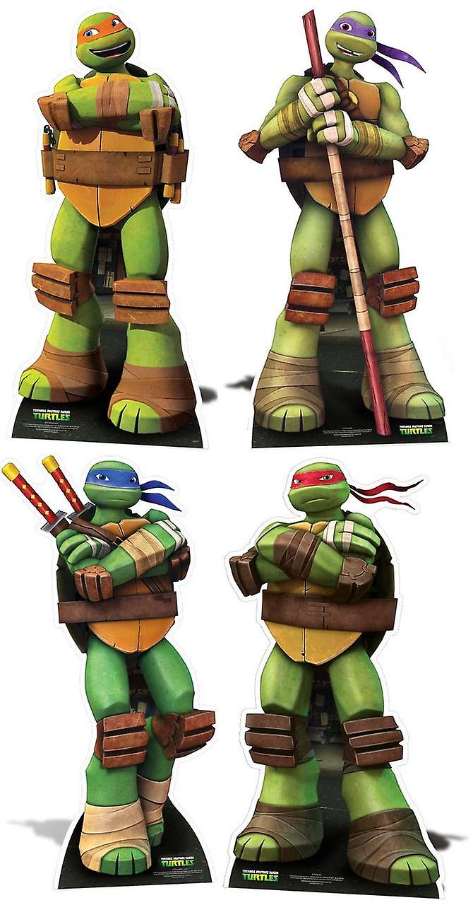 Teenage Mutant Ninja Turtles Lifesize Cardboard Cutout / Standee / Standup - Complete Set of 4