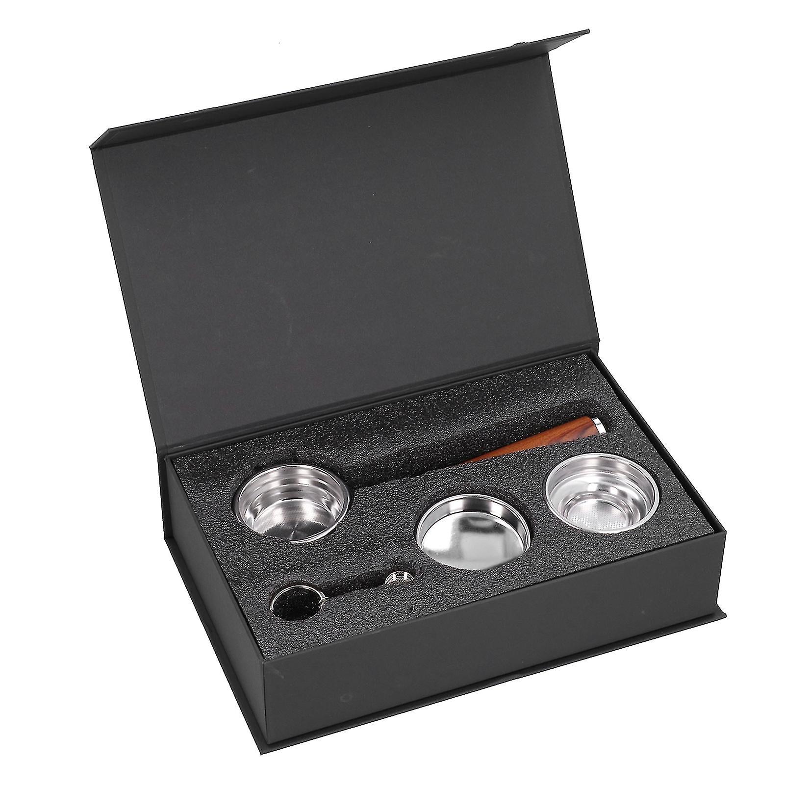 58Mm Coffee Machine Handle Bottomless Filter Holder Portafilter Coffee Maker Parts Accessoryred Rosewood