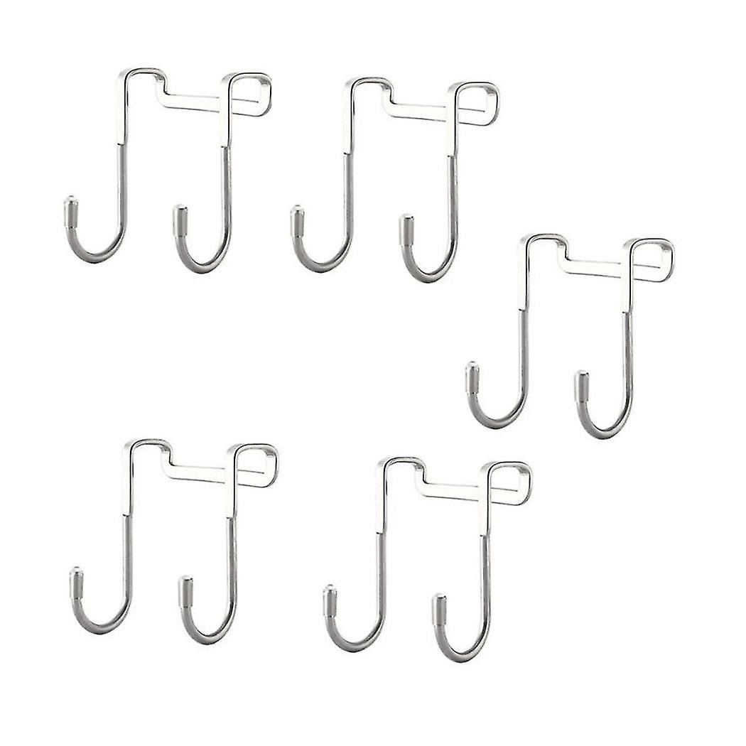 Stainless Steel Hook Double S-type Hook Door Hook Back Hook Multi-functional Wall Hook Door Back Ho