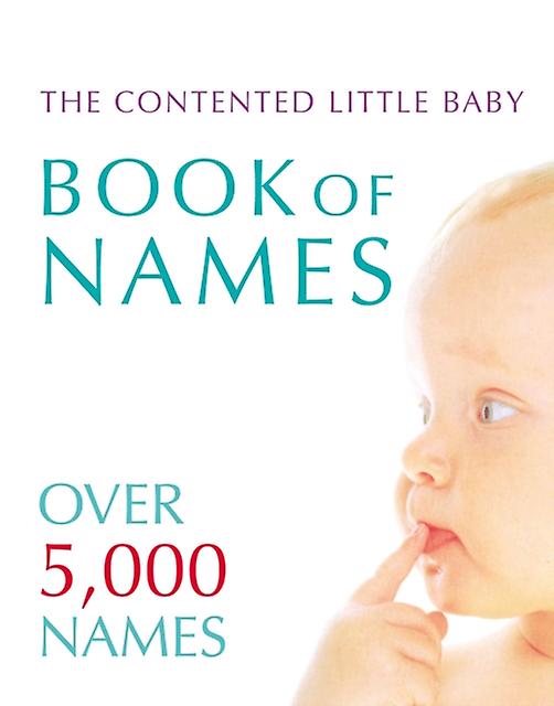 Contented Little Baby Book Of Names by Gillian Delaforce Paperback