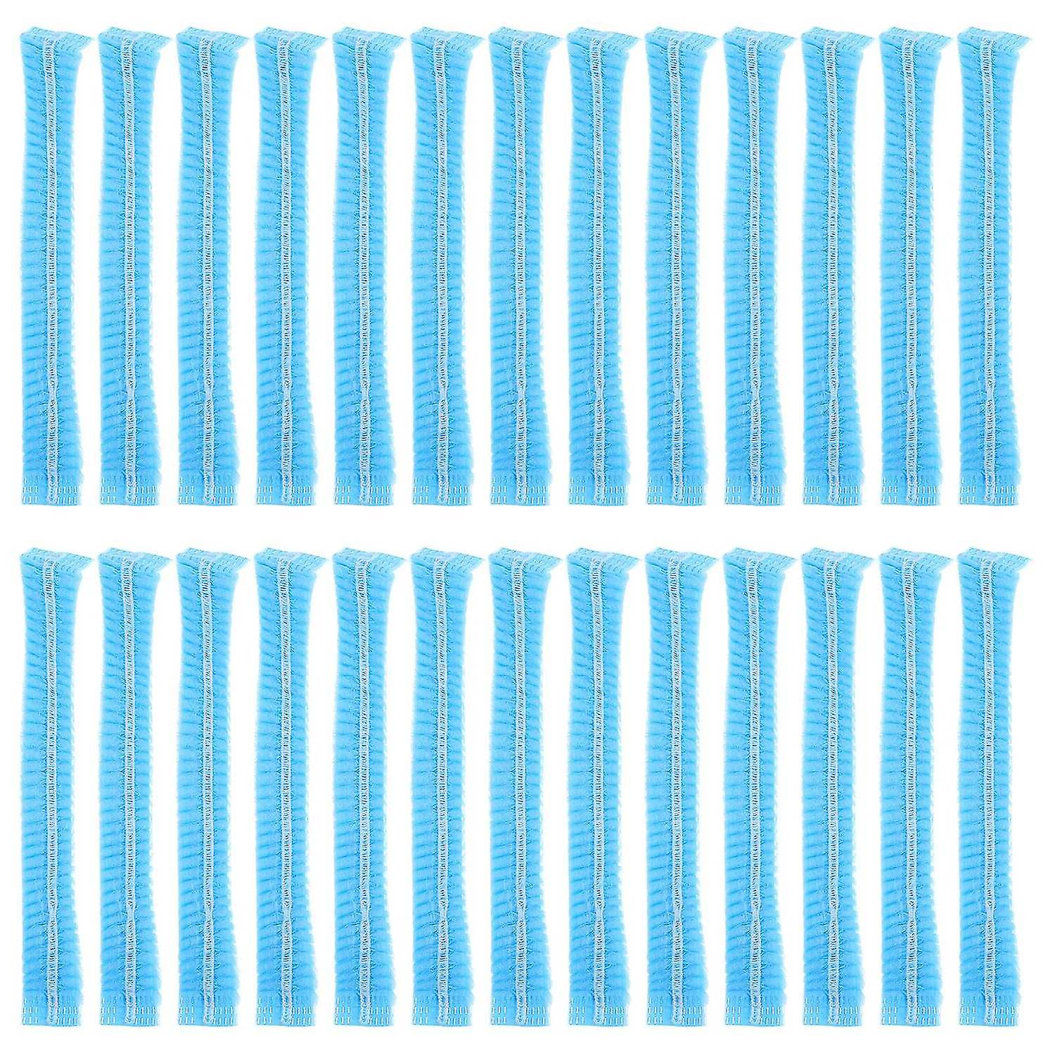 100pcs Non-woven Disposable Hats Dustproof Factory Hats Multifunctional Caps