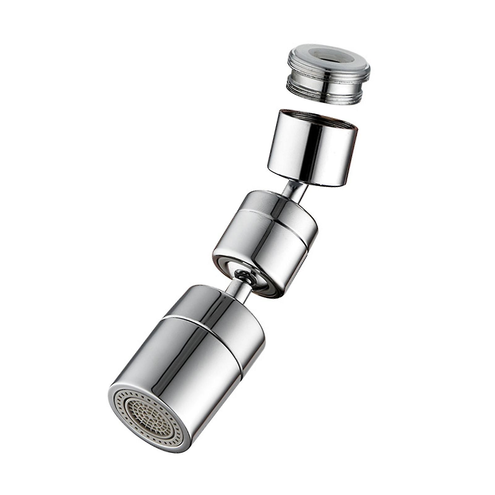 720 Degree Faucet Aerator Splash-proof Dual Outlet Modes Bathroom Sink Extender Q