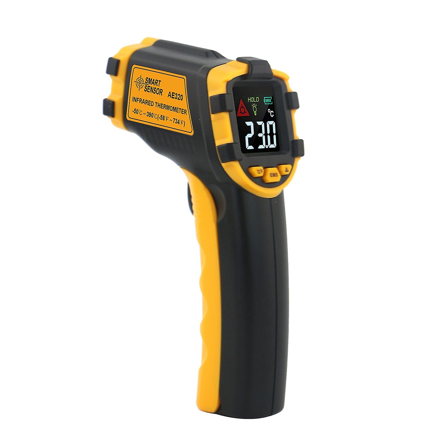 SMART SENSOR -50~390℃ 12:1 Mini Portable Handheld Digital Non-contact IR Infrared Thermometer Temper