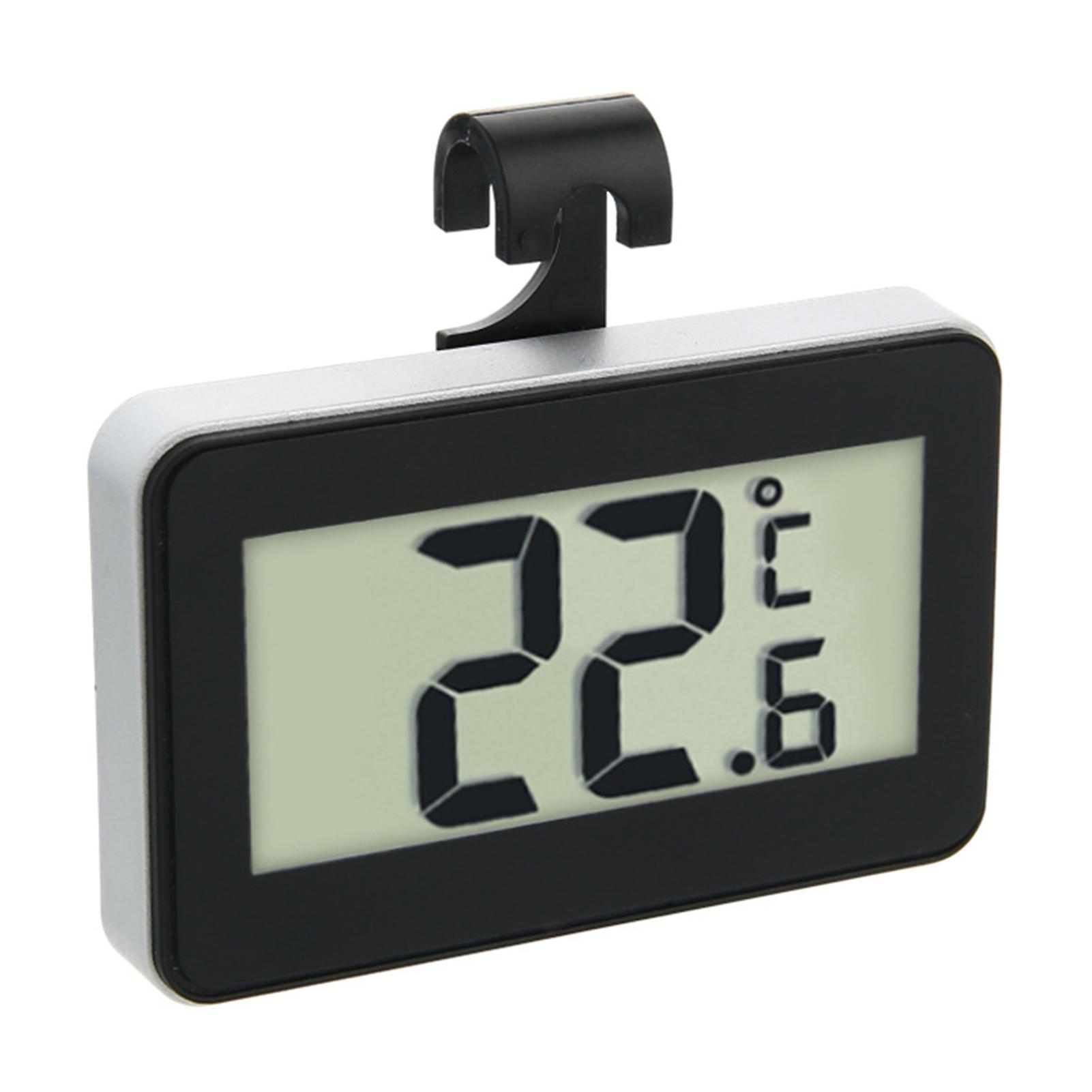 Refrigerator Alarm Thermometer Hangable Warnable Temperature Detector for Indoors