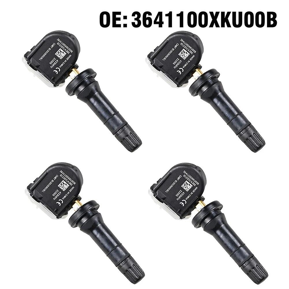 4pcs Car Tire Pressure Sensor Monitoring System Tpms 433mhz For Haval Hl H2 H5 H6 H7 For Great Wall C30 433mhz