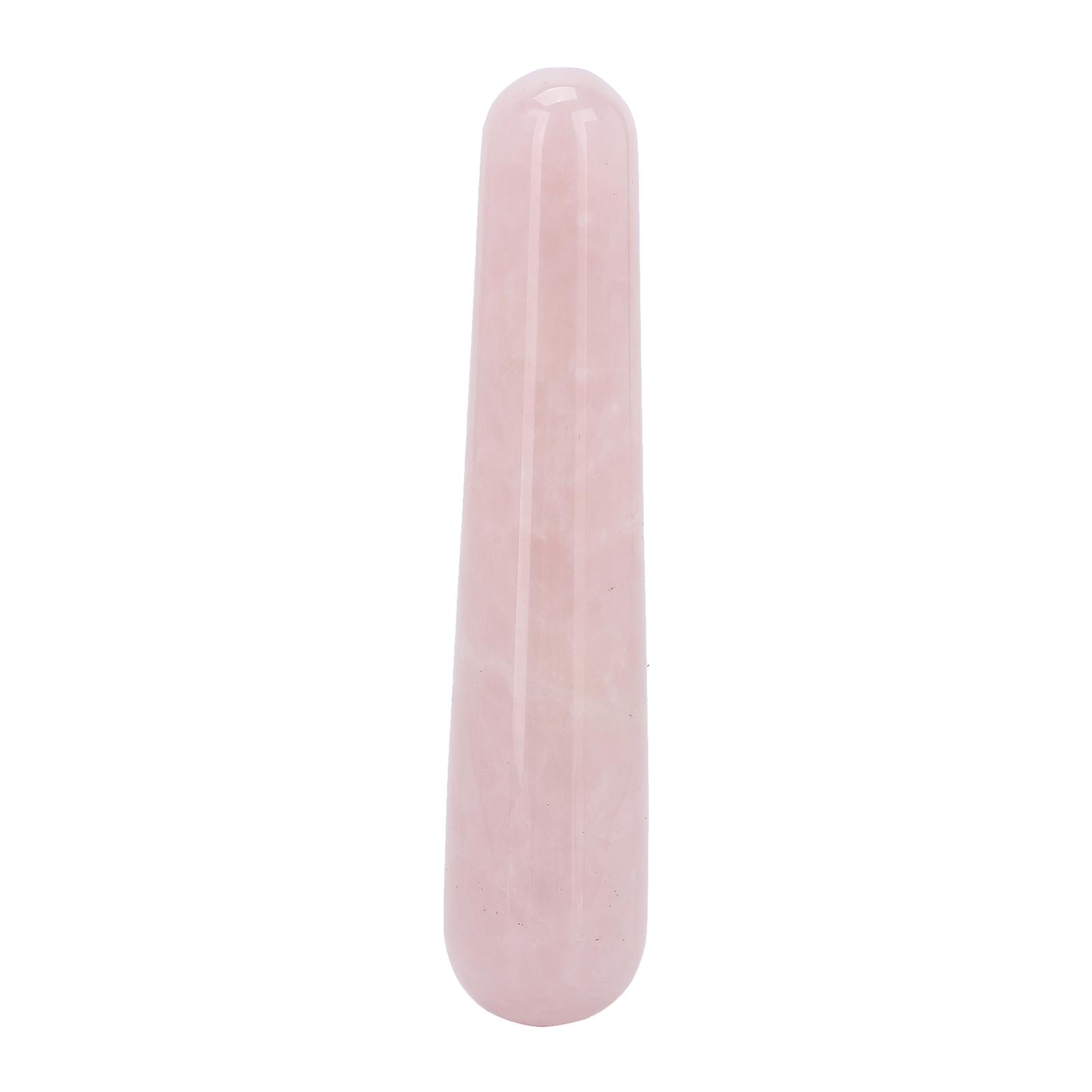 Jade Stone Massage Stick, Natural Rose Quartz Gua Sha Scraping Massage Tool