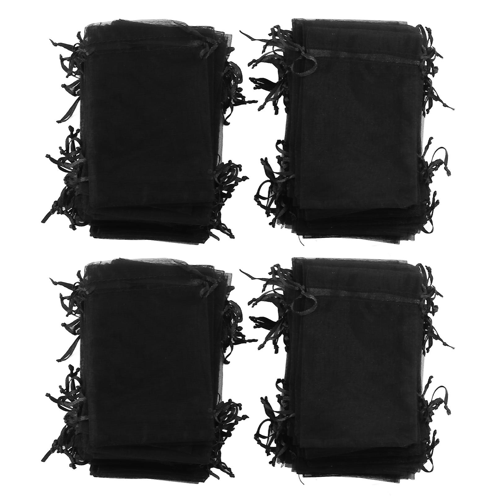 200Pcs Drawstring Organza Bags Drawstring Design Elegant